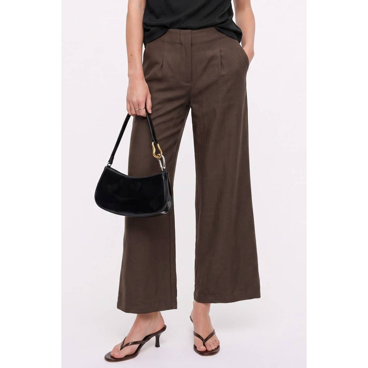 Tailored Wide-Leg Flared Pant — Winnifred