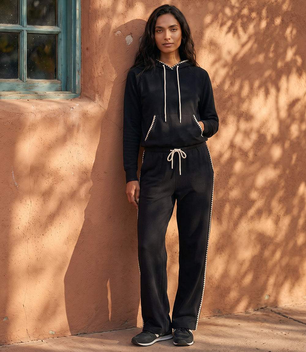 Edge Stitch Drawstring Sweatpants