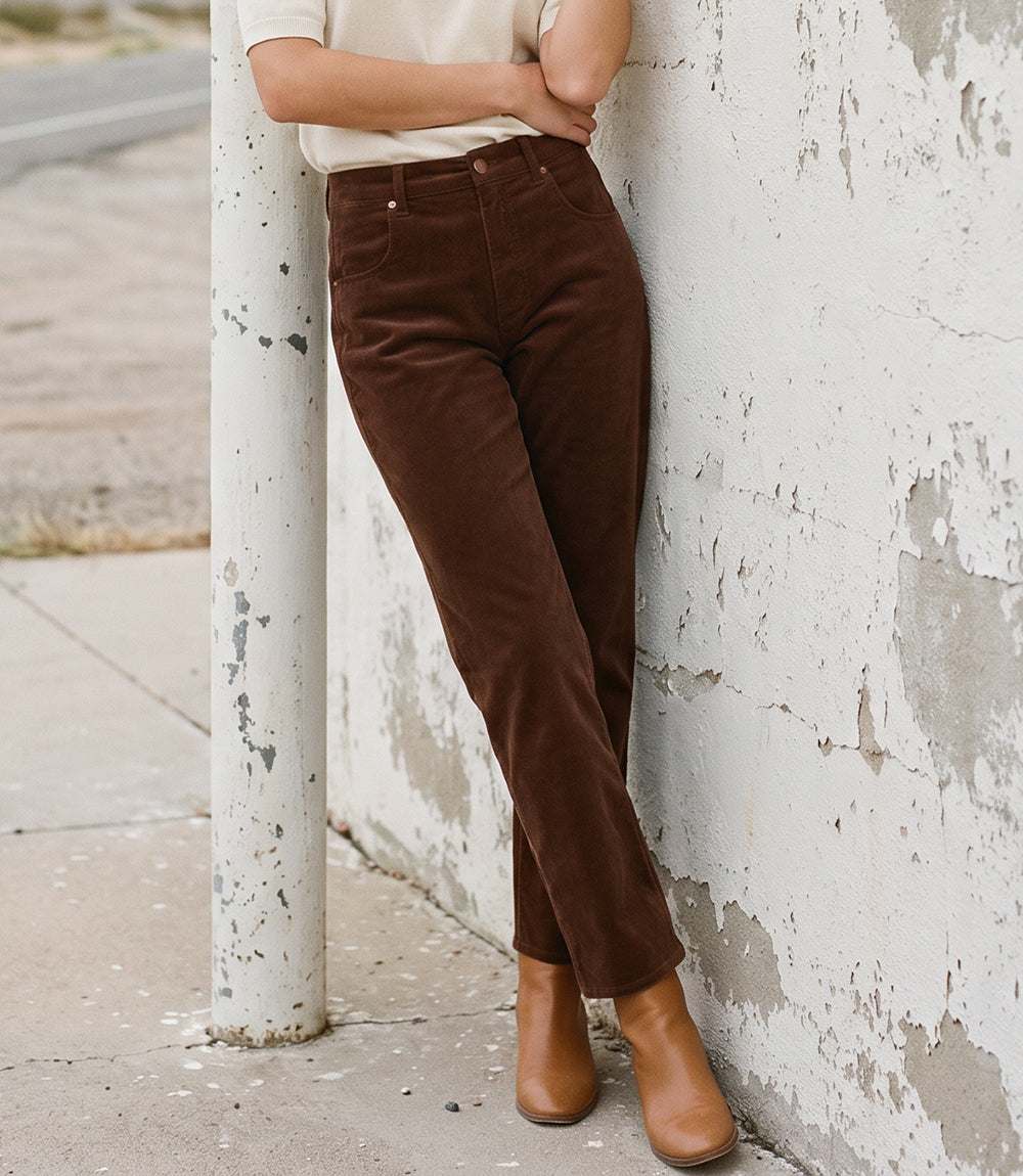 Corduroy Ankle Pant