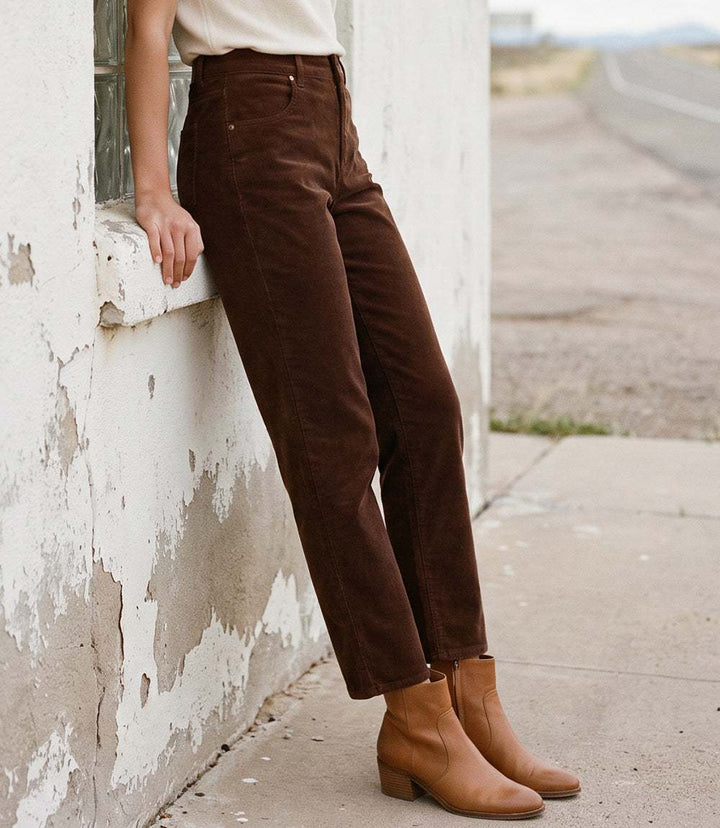 Corduroy Ankle Pant