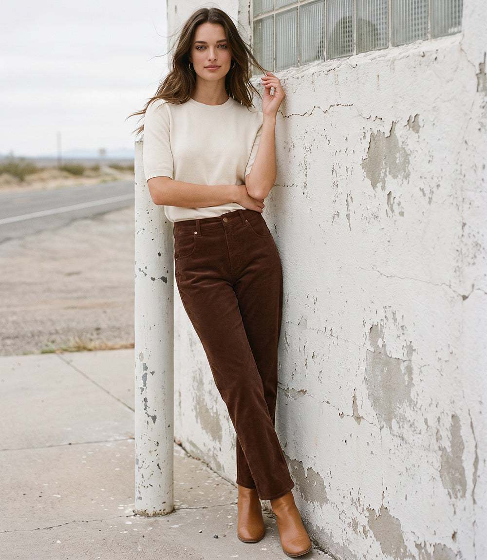 Corduroy Ankle Pant