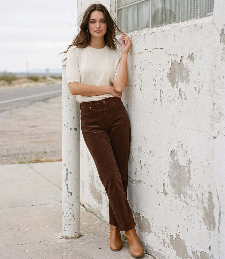 Corduroy Ankle Pant
