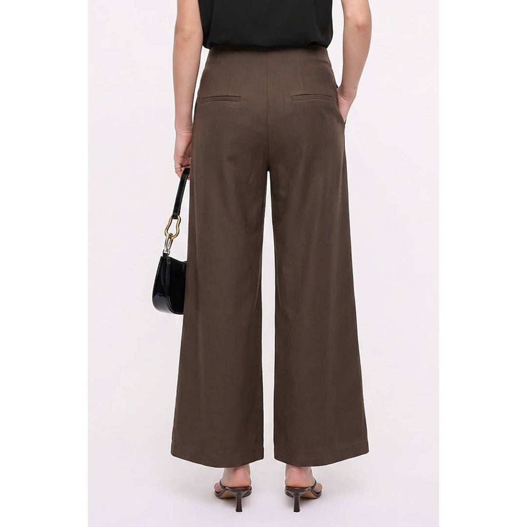 Tailored Wide-Leg Flared Pant — Winnifred