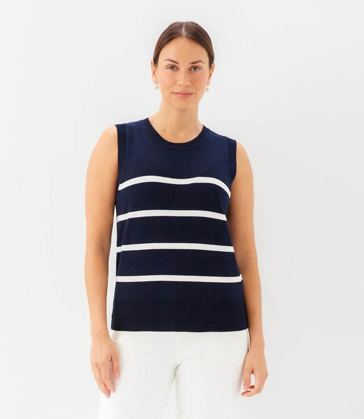 Stripe Sweater Tank