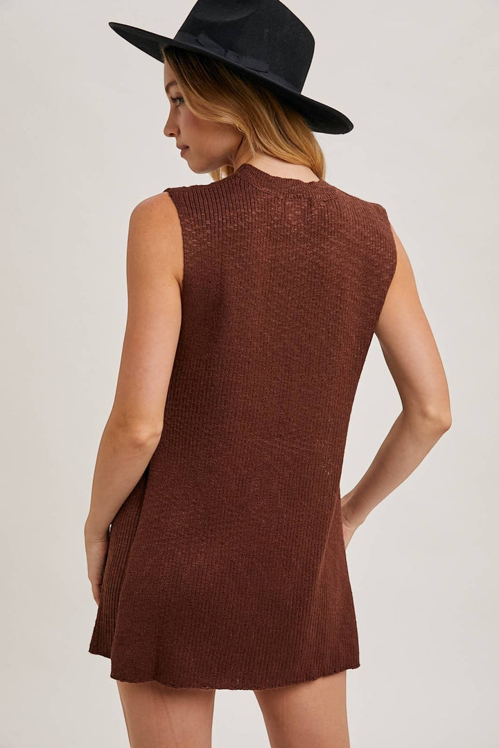 chocolate knit set for women