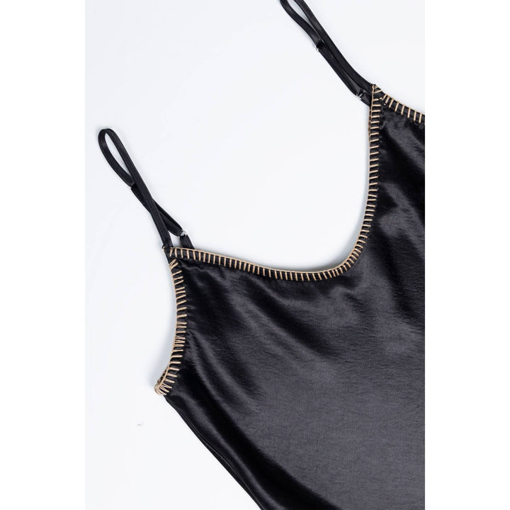 Whipstitch Satin Camisole — Yesenia
