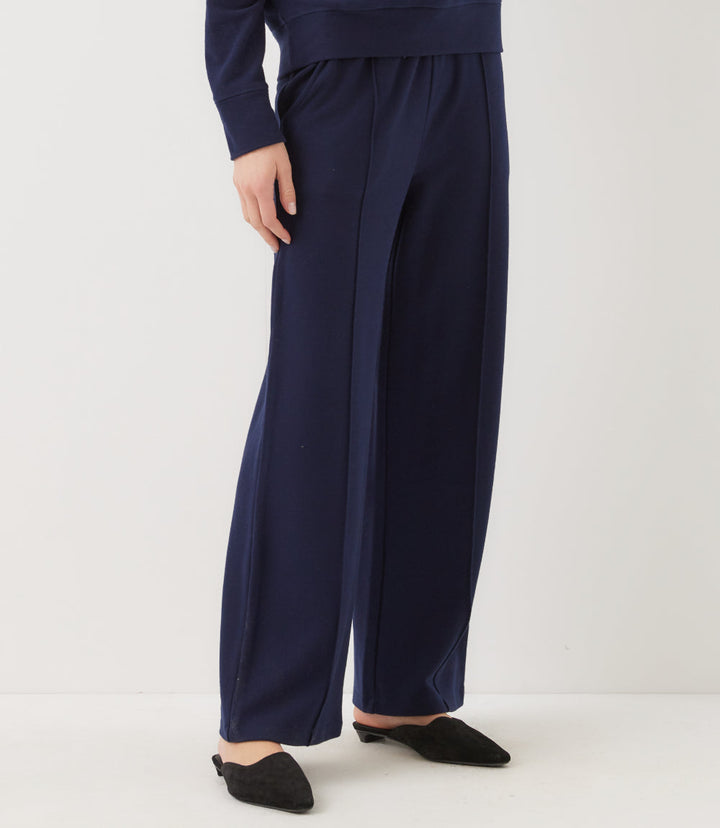 Drawstring Pintuck Sweatpants