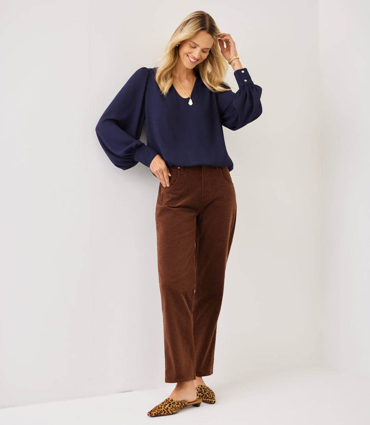 Corduroy Ankle Pant
