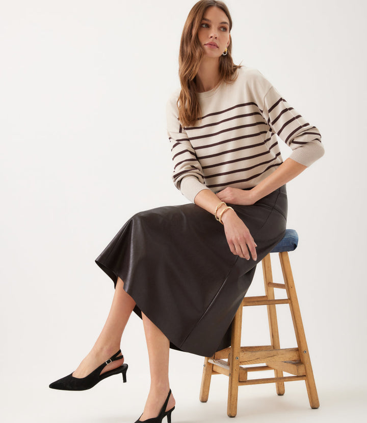 Stripe Crewneck Sweater