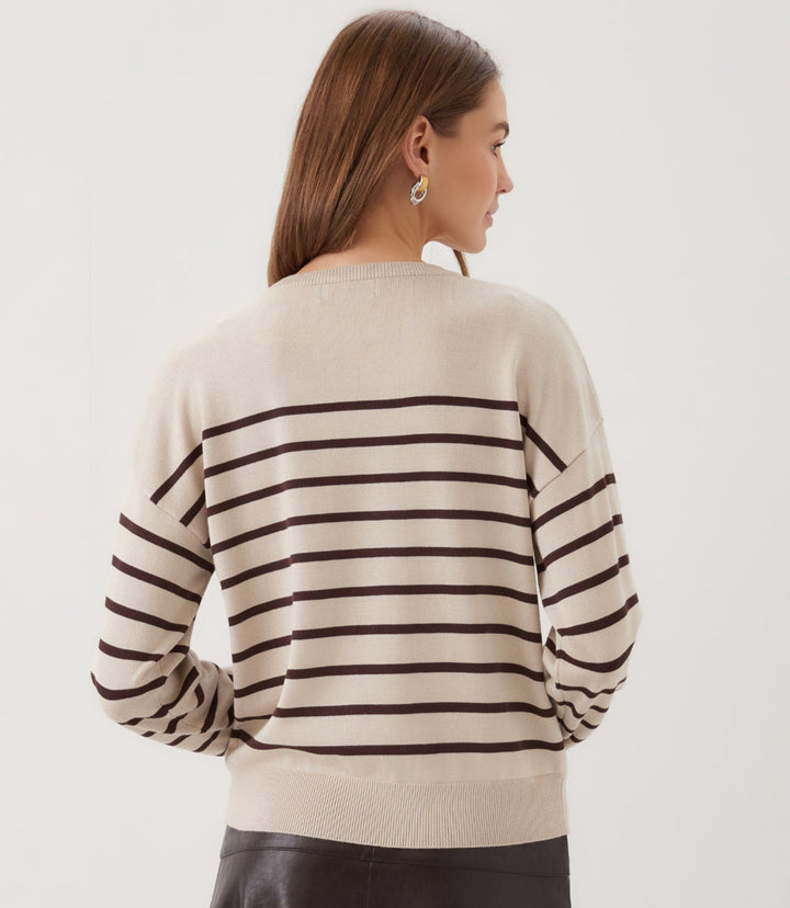 Stripe Crewneck Sweater