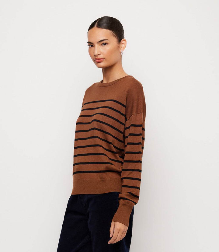 Stripe Crewneck Sweater