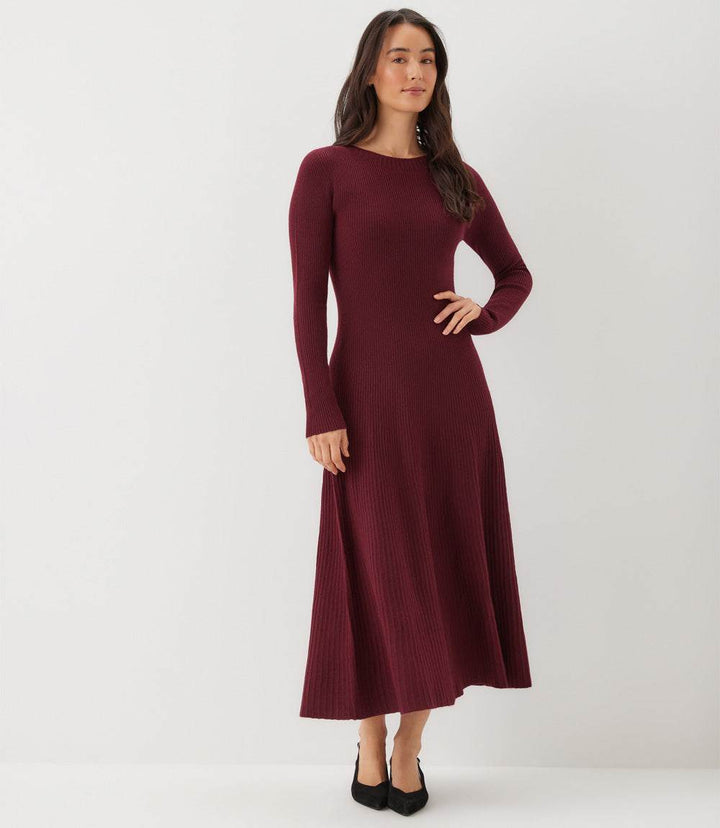 Seamless Sweater Midi Dress