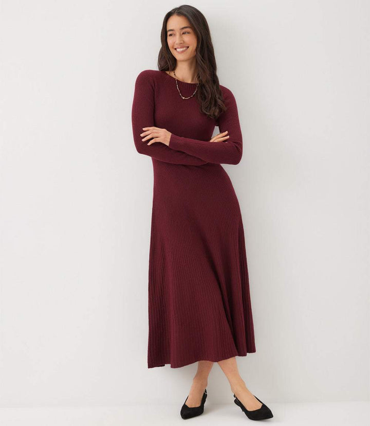 Seamless Sweater Midi Dress