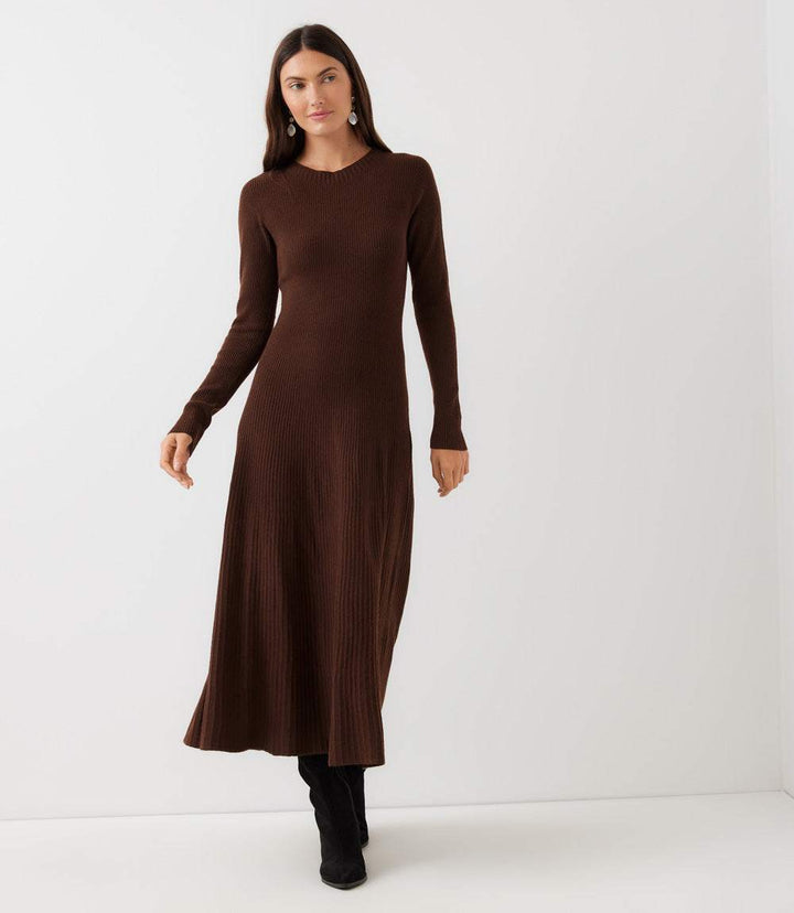Seamless Sweater Midi Dress