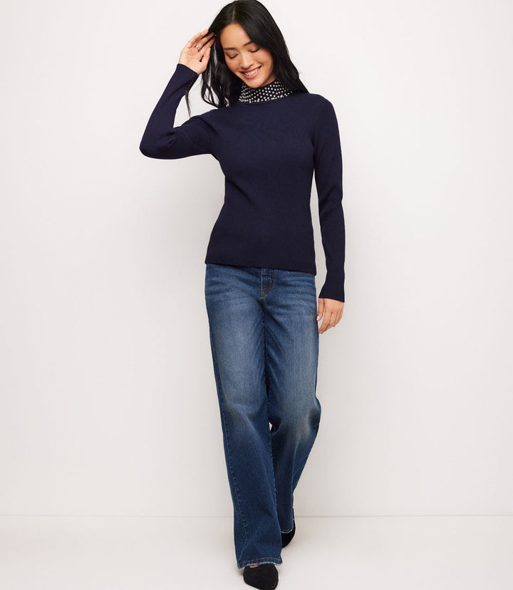 Pearl Turtleneck Sweater