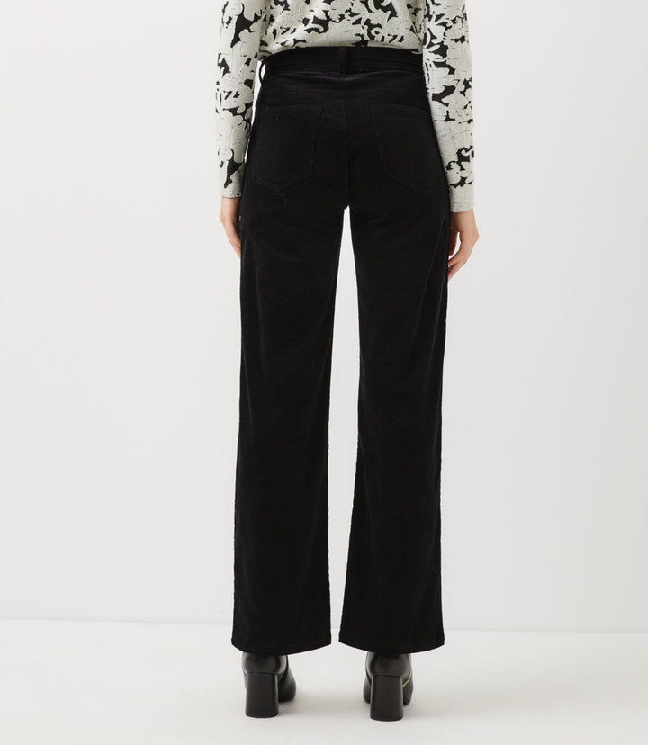 Corduroy Full Length Wide-Leg Pants