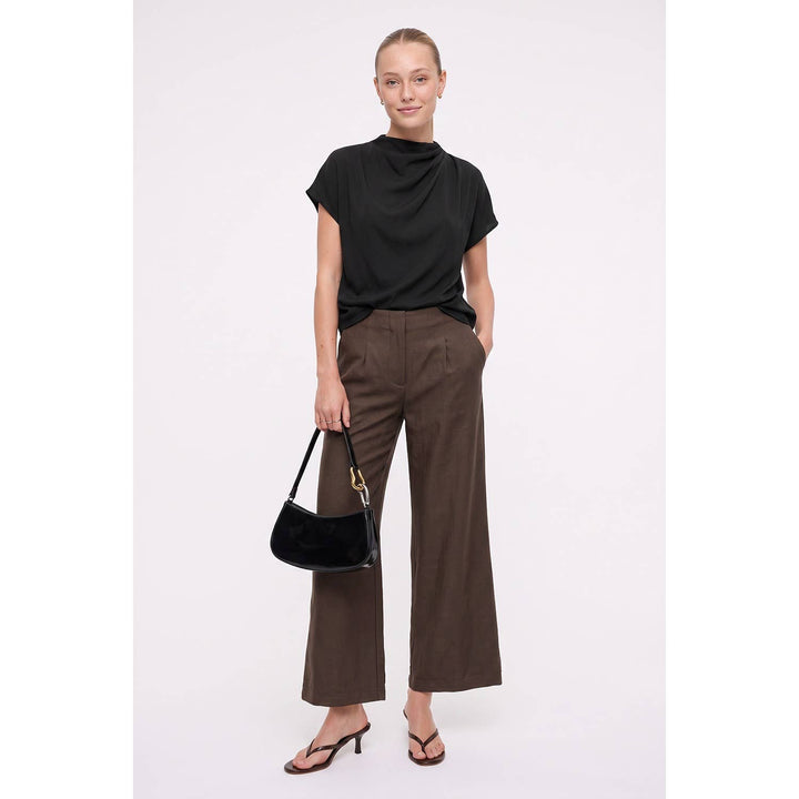 Tailored Wide-Leg Flared Pant — Winnifred