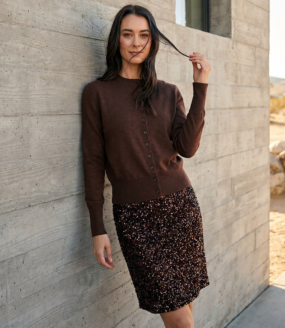 Button-Up Cardigan Sweater