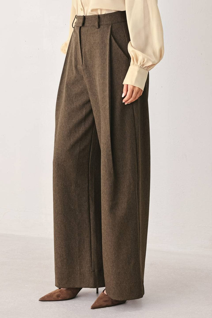 Woven Wide-Leg Pant — Marchetti