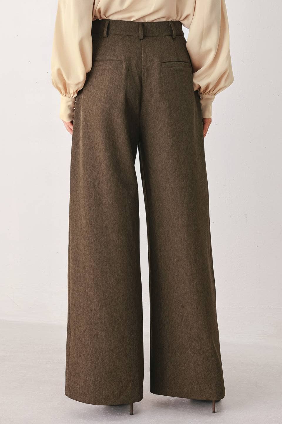 Woven Wide-Leg Pant — Marchetti