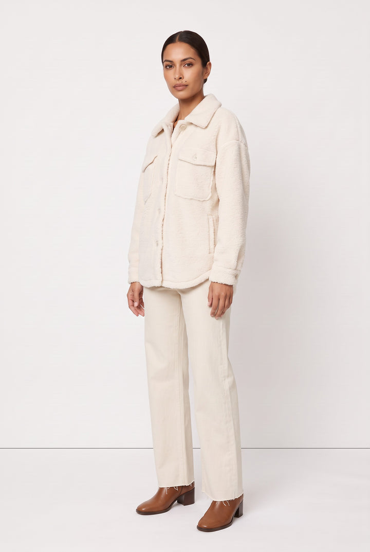 Boxy Teddy Jacket — Quintessa