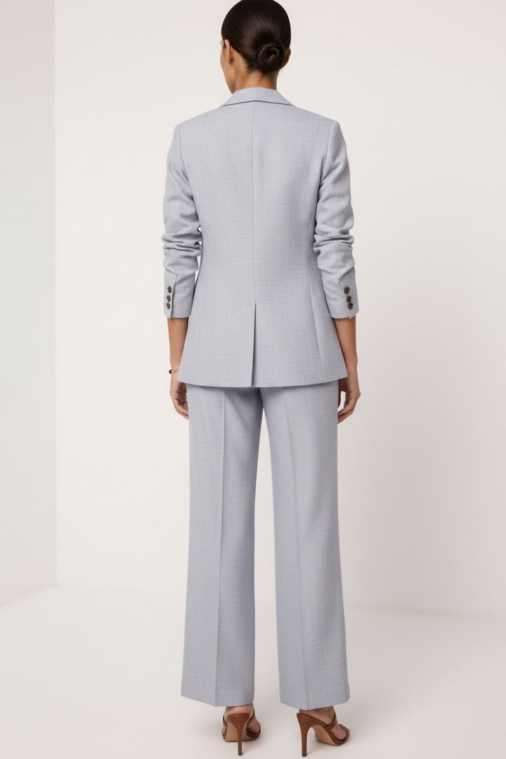 Double-Breasted Linen Blazer — Rosalind
