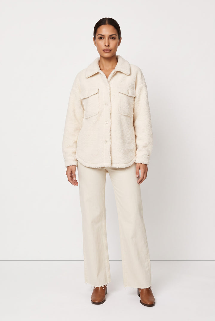 Boxy Teddy Jacket — Quintessa