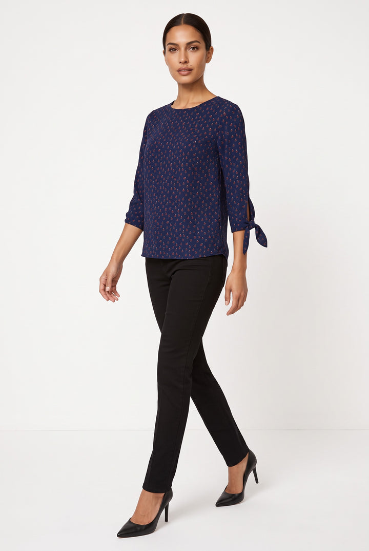 Boat Neck Blouse — Octavia