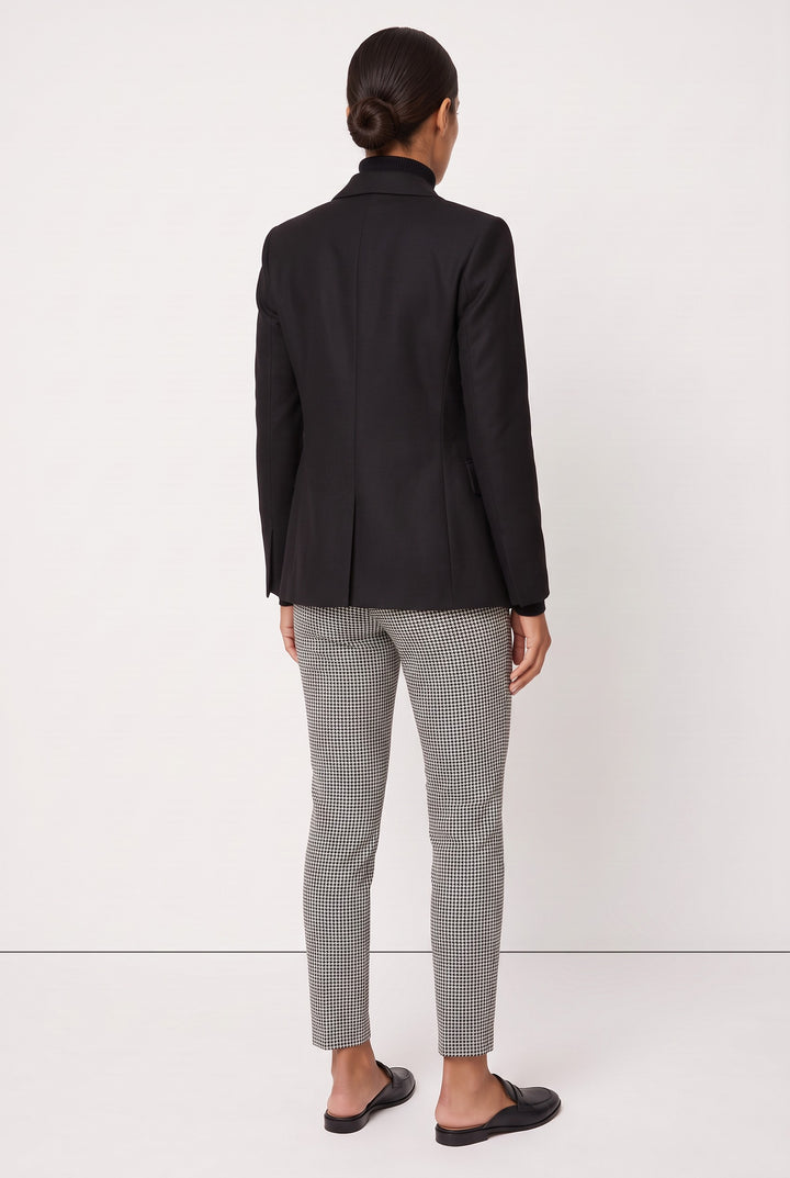Micro-Check Tailored Pant — Camden