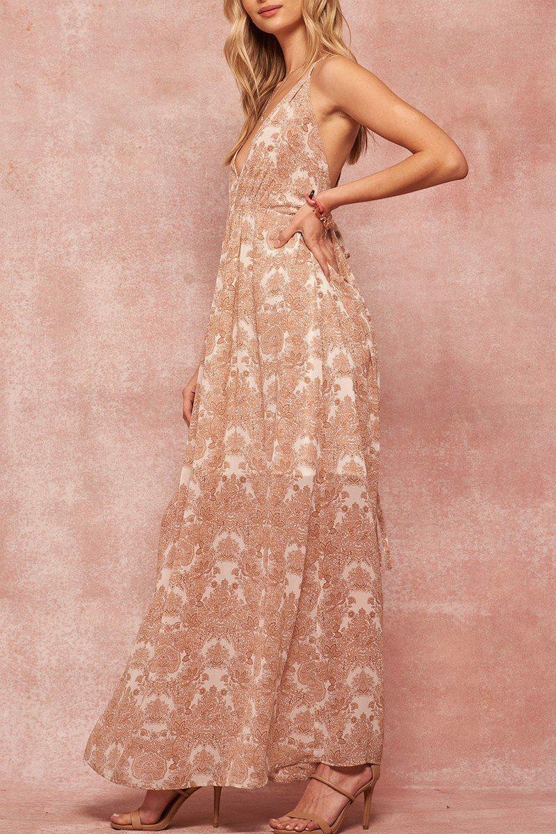 floral maxi dress for women