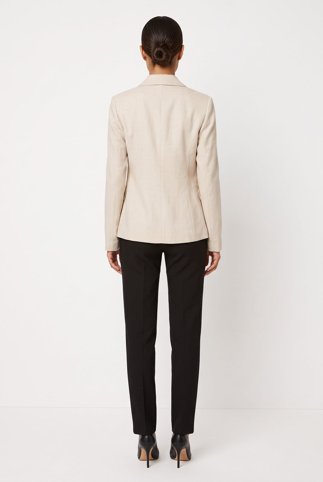 Double-Breasted Linen Blazer — Pandora
