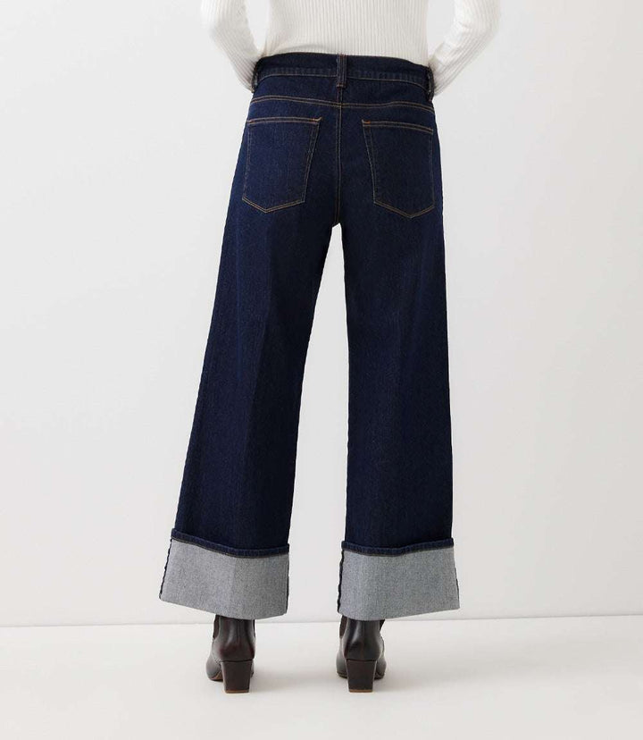 Cuff Cropped Jeans