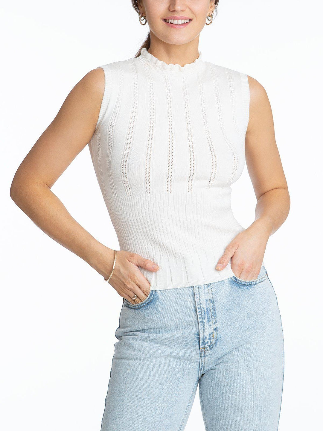 ruffle tank top for women