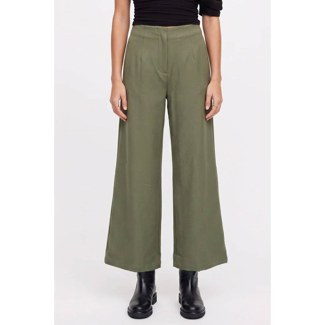 Tailored Wide-Leg Flared Pant — Winnifred