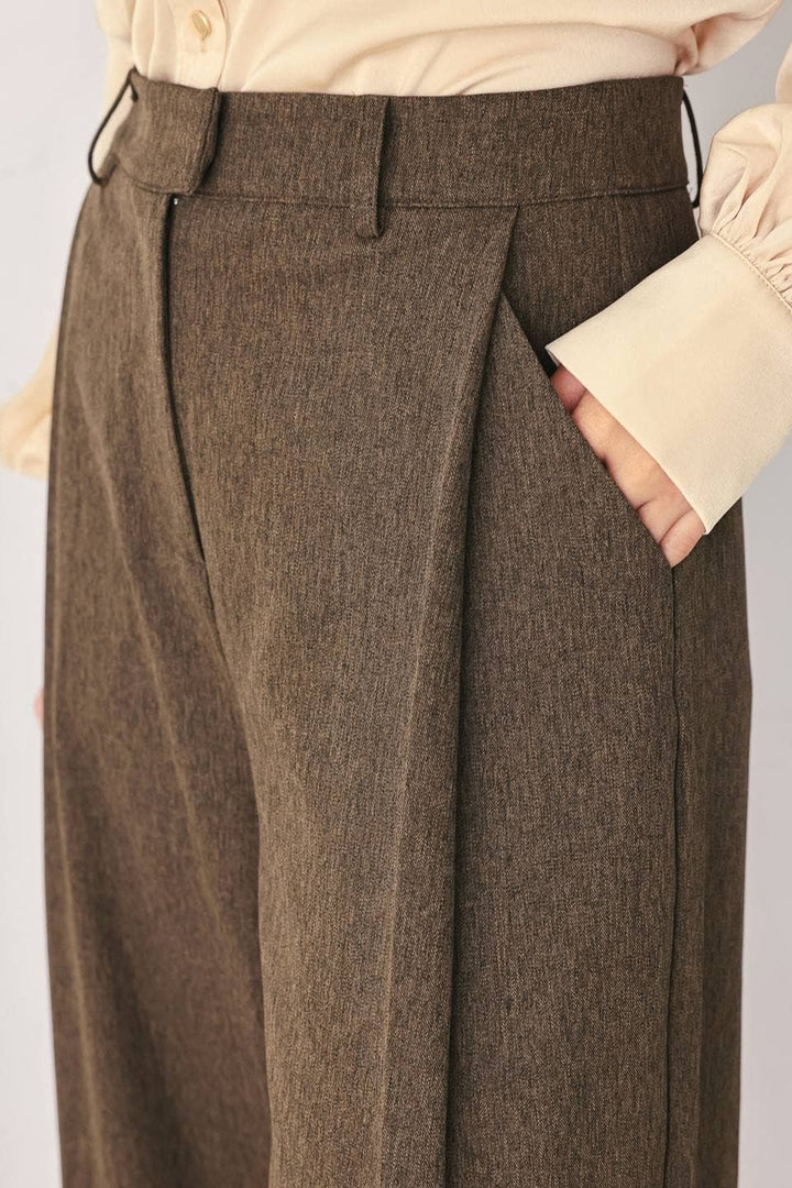 Woven Wide-Leg Pant — Marchetti