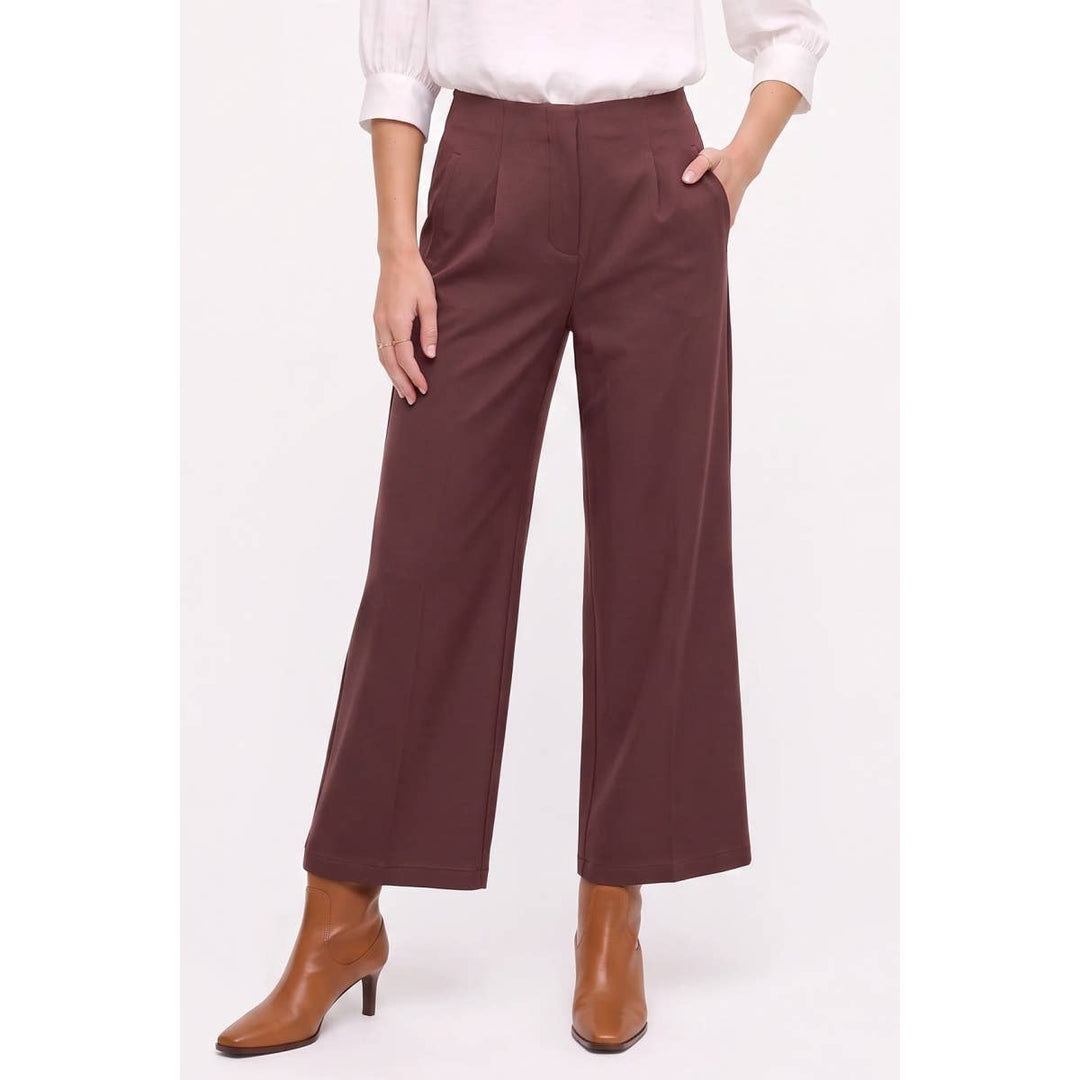 Tailored Wide-Leg Flared Pant — Winnifred