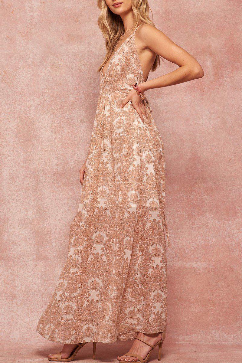 floral maxi dress for women