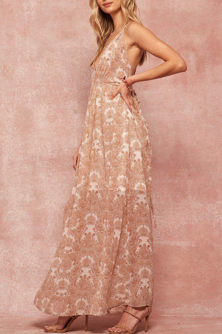 floral maxi dress for women
