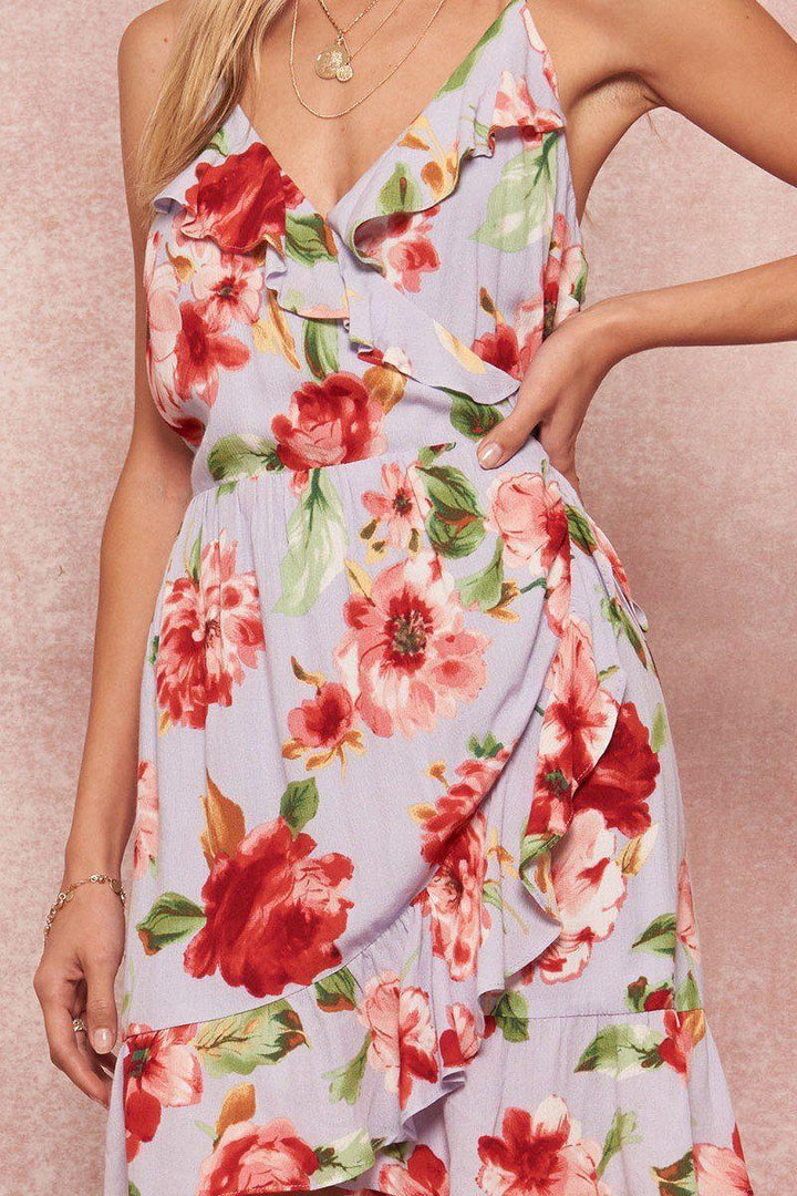 floral mini dress for women