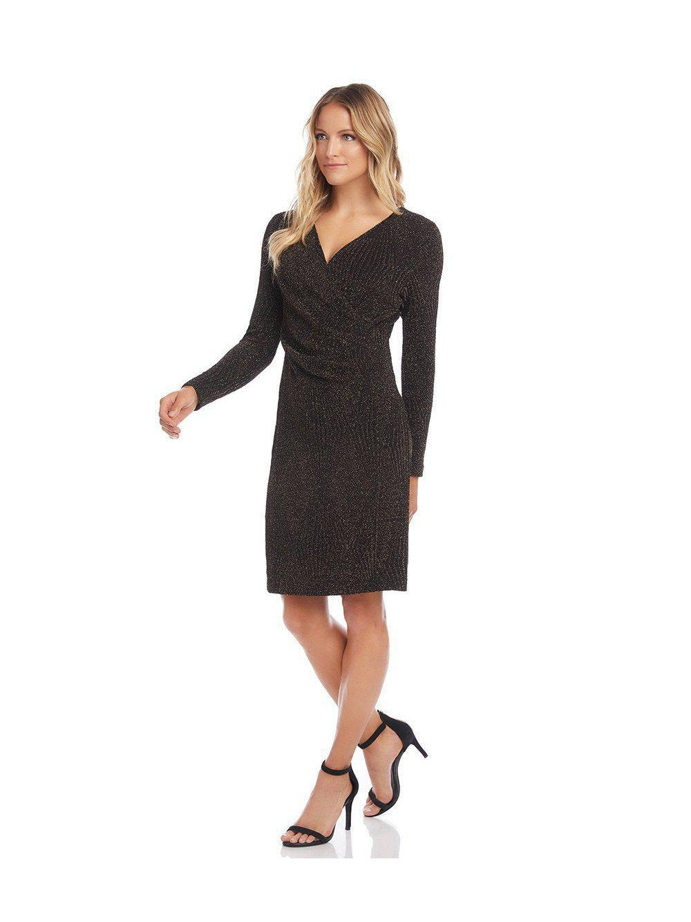 black midi dress for women
