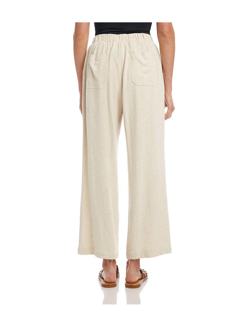 cropped wide-leg wide-leg pant for women