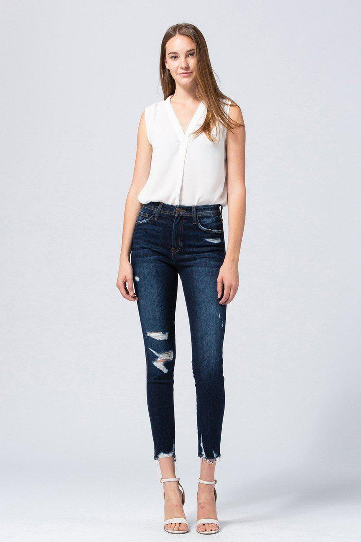 cropped high-rise jean for women