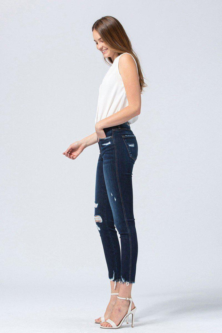 cropped high-rise jean for women