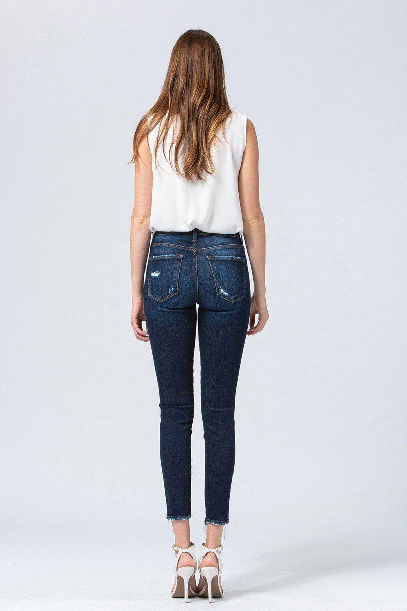 cropped high-rise jean for women