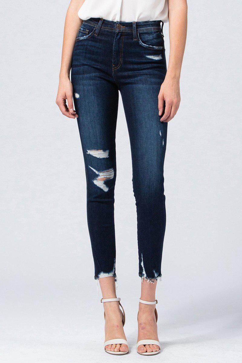 cropped high-rise jean for women