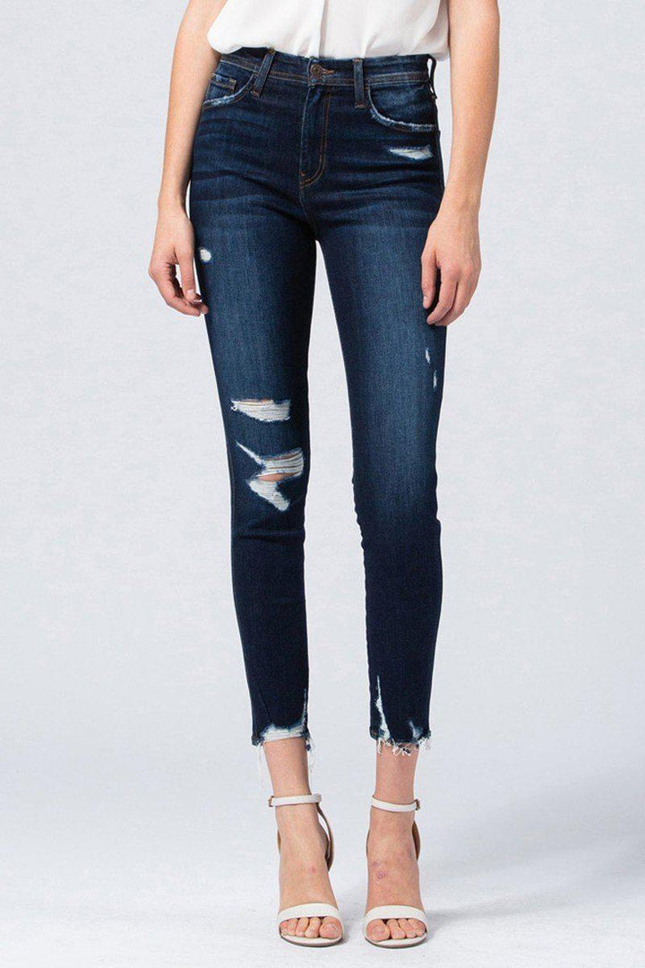 cropped high-rise jean for women