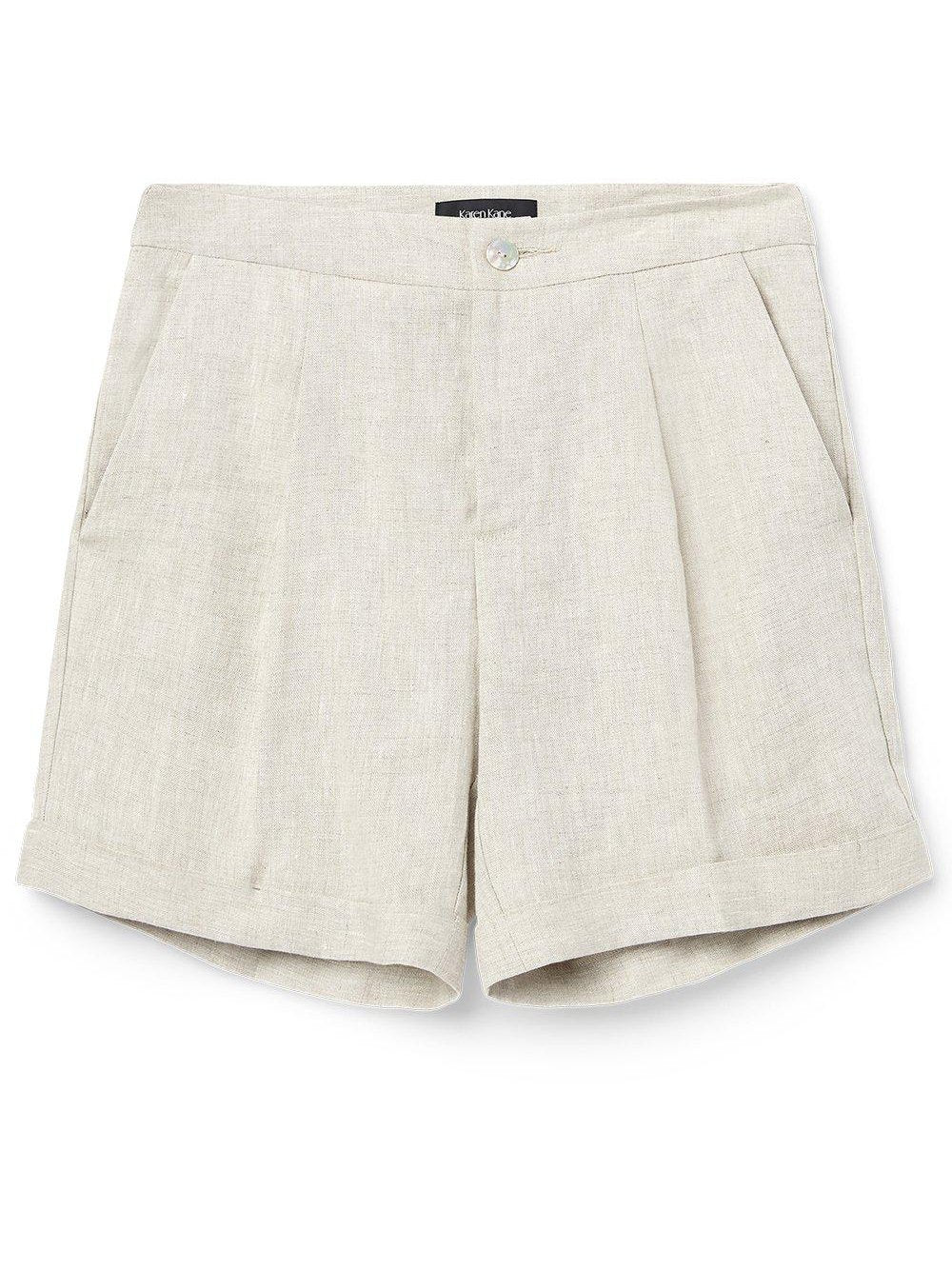 linen pleated wardrobe essential for women