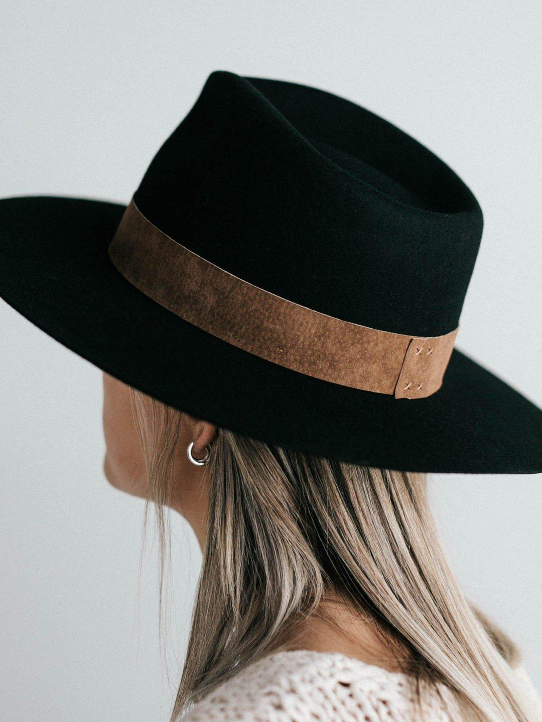 black rancher hat for women