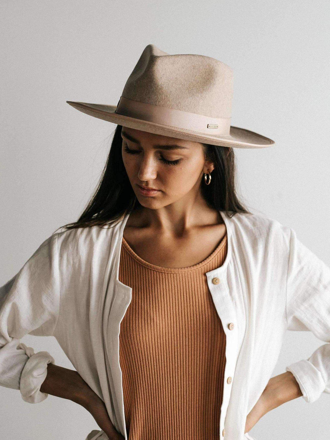 oatmeal rancher hat for women