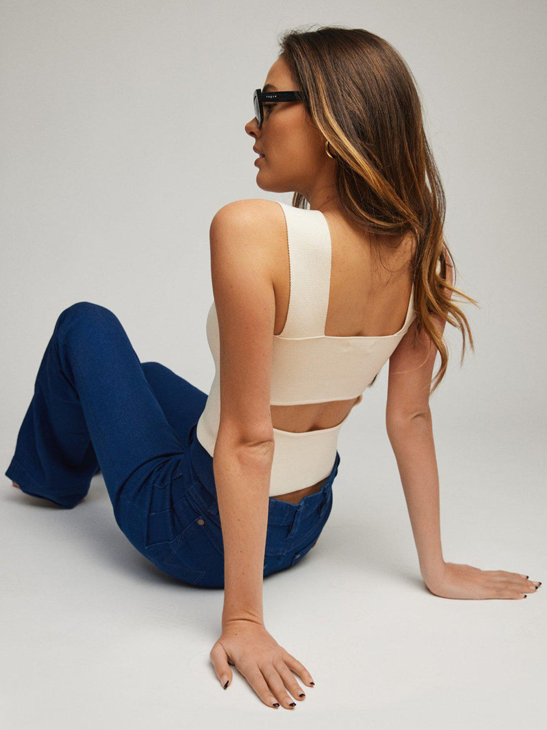 square-neck tank top for women